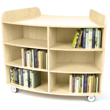 Maplescape Junior Curved Bookcase from Hope Education